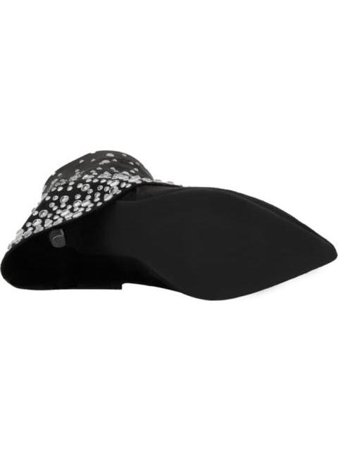 BOTA POLAINA CON PEDRERIA NEGRO BELINDA PEREGRIN - Imagen 4