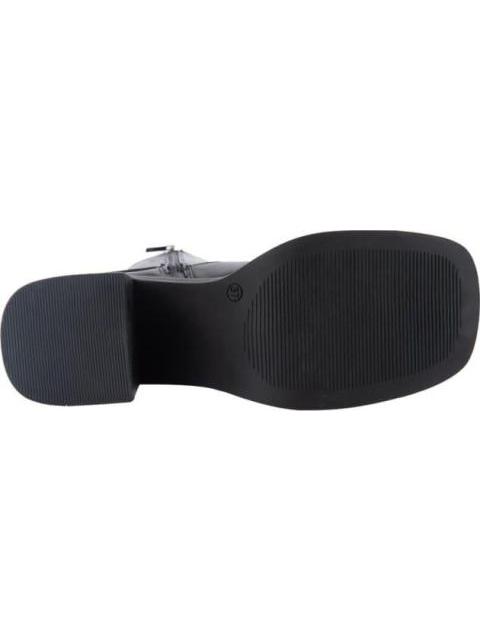 BOTA TACON CUADRADO NEGRO BELINDA PEREGRIN - Imagen 4
