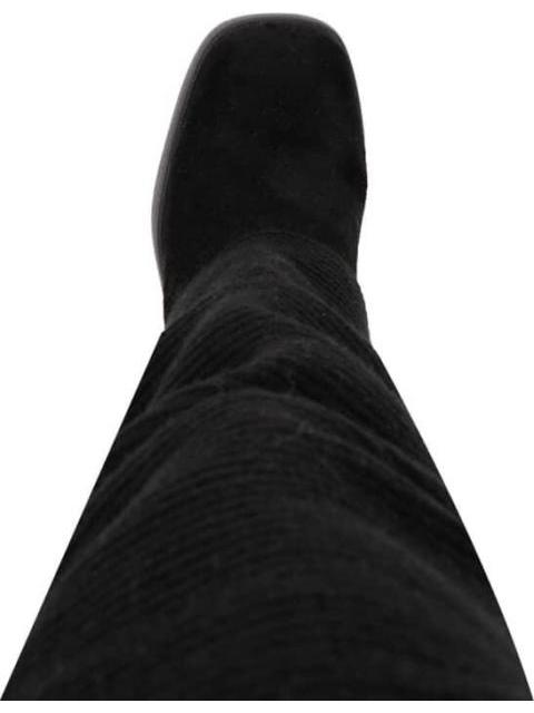 BOTA TEJIDA CON BOTONES NEGRO SAO PAULO - Imagen 4
