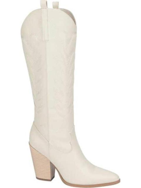 BOTA TEXANA BORDADA BEIGE TIERRA BENDITA DELUXE - Imagen 4