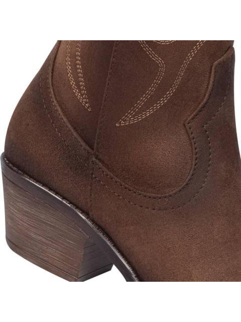 BOTA VAQUERA BORDADA CAFE TIERRA BENDITA - Imagen 6
