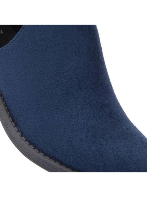 BOTA TEXANA CON ABERTURA AZUL MARINO TIERRA BENDITA - Imagen 6