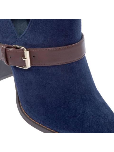 BOTA TEXANA CON ABERTURA AZUL MARINO TIERRA BENDITA - Imagen 6