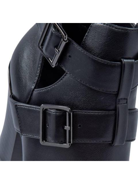 BOTA TEXANA CON ABERTURA NEGRO TIERRA BENDITA - Imagen 6