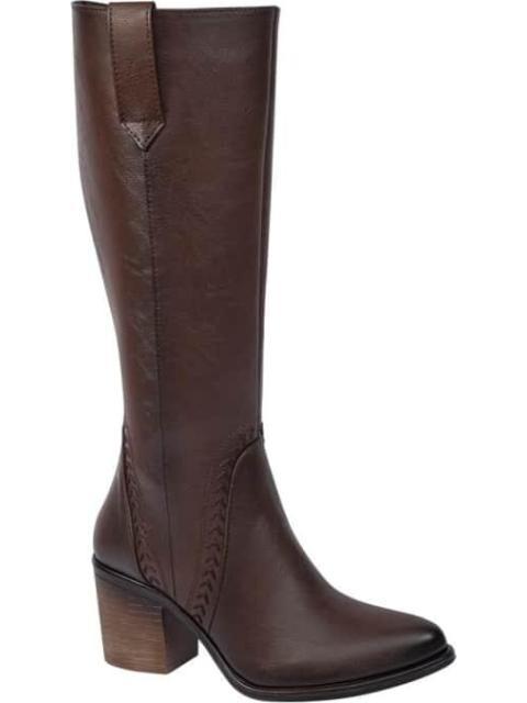 BOTA TEXANA DETALLE TEJIDO MOKA TIERRA BENDITA - Imagen 2