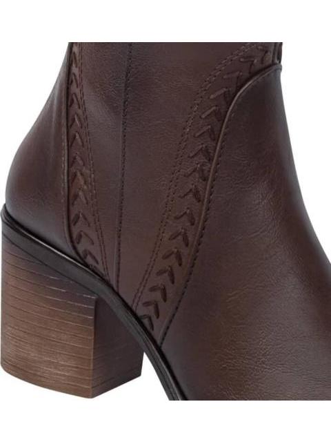 BOTA TEXANA DETALLE TEJIDO MOKA TIERRA BENDITA - Imagen 6