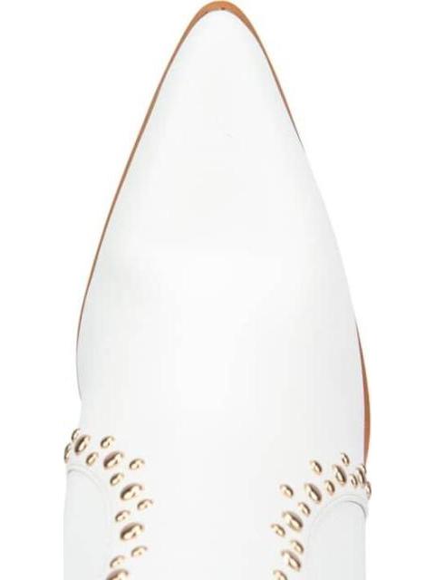 BOTA VAQUERA TACON ALTO BLANCO THALIA SODI - Imagen 3