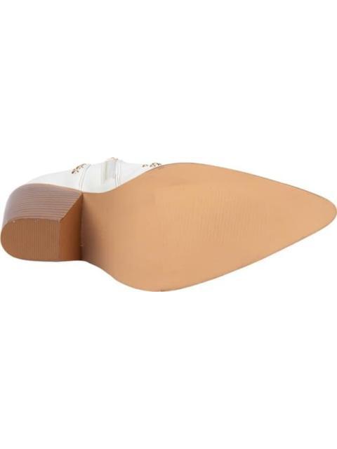 BOTA VAQUERA TACON ALTO BLANCO THALIA SODI - Imagen 4