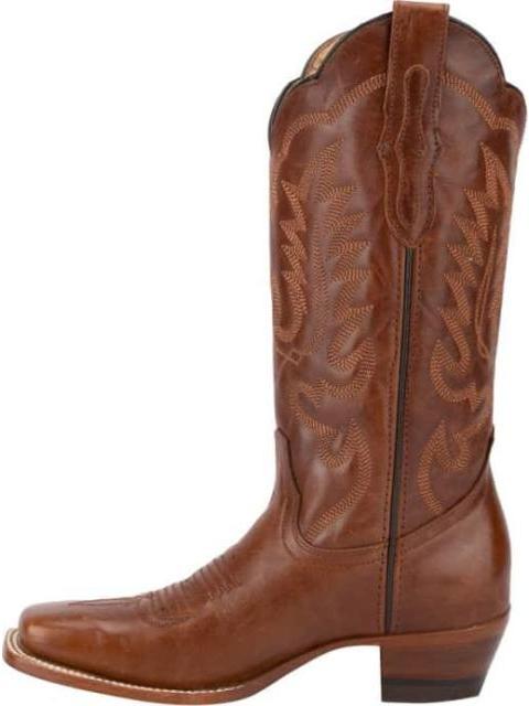 BOTA VAQUERA DE PIEL COGNAC JC MCCOY - Imagen 7