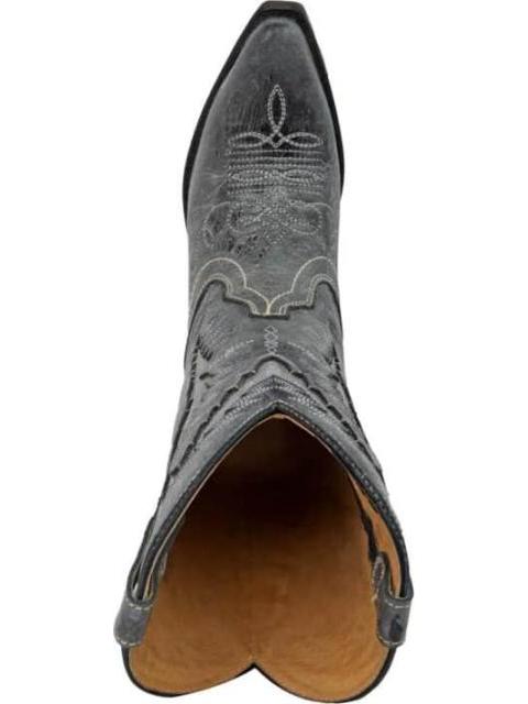 BOTA VAQUERA DE PIEL GRIS JC MCCOY - Imagen 4