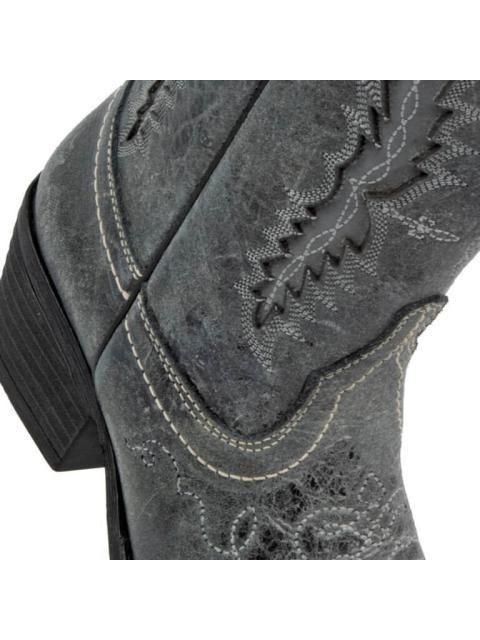 BOTA VAQUERA DE PIEL GRIS JC MCCOY - Imagen 7