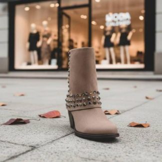 BOTA VAQUERA ESTOPEROLES TAUPE BELINDA PEREGRIN