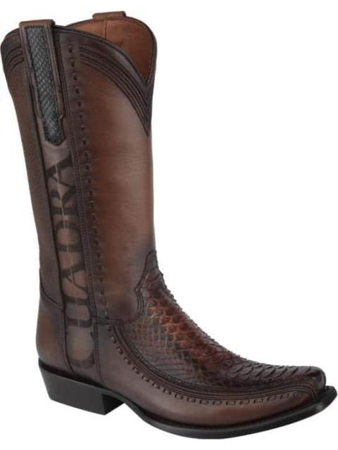 BOTA VAQUERA EXOTICA MIEL CUADRA - Imagen 3
