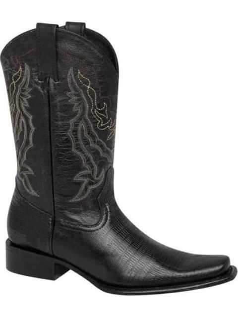 BOTA VAQUERA LISA NEGRO JC MCCOY - Imagen 2