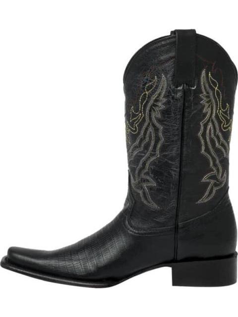 BOTA VAQUERA LISA NEGRO JC MCCOY - Imagen 5