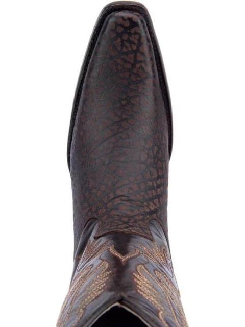 BOTA VAQUERA PIEL GRABADA CAFE JC MCCOY - Imagen 4