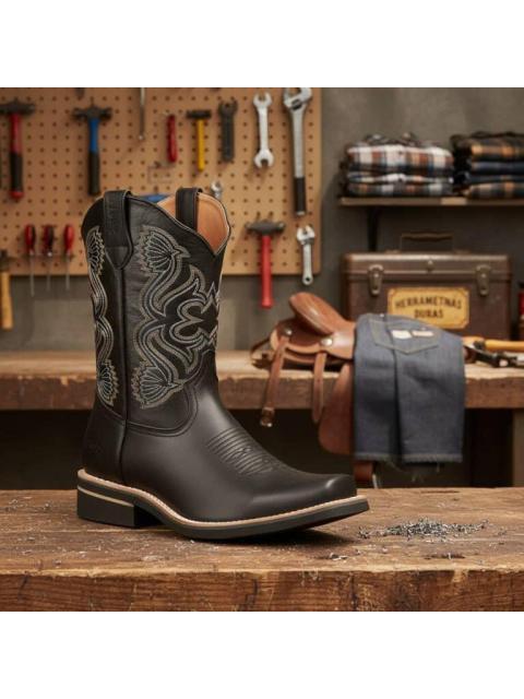 BOTA VAQUERA ROPPER NEGRO JC MCCOY