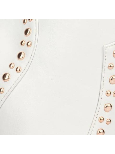 BOTA VAQUERA TACON ALTO BLANCO THALIA SODI - Imagen 7