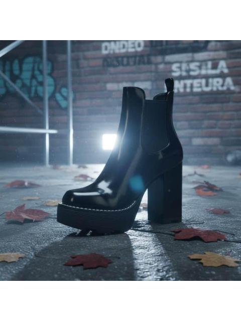 BOTA VESTIR PLATAFORMA TRACK NEGRO BELINDA PEREGRIN