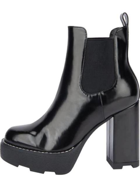 BOTA VESTIR PLATAFORMA TRACK NEGRO BELINDA PEREGRIN - Imagen 5