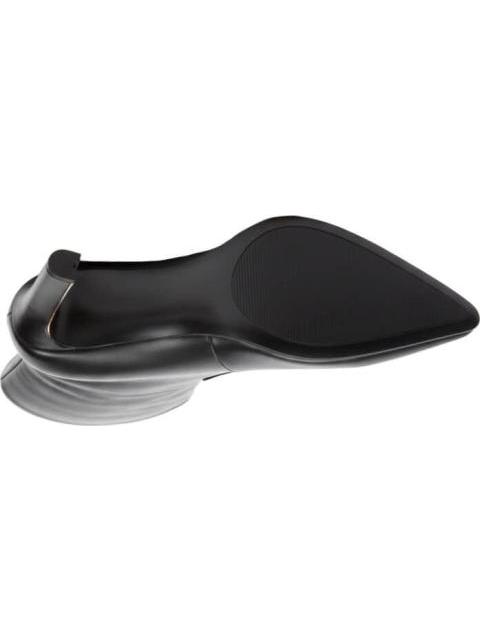 BOTA VESTIR PU TACON ALTO CON PLACA NEGRO THALIA SODI - Imagen 4