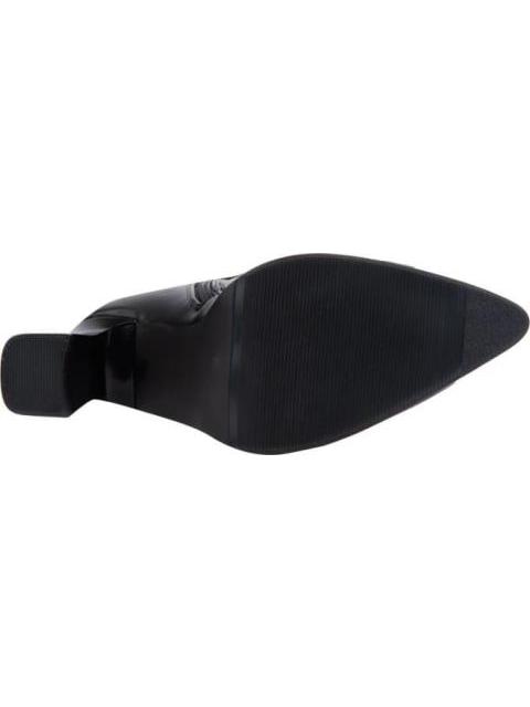 BOTA ALTA TACON ANCHO NEGRO YAELI FASHION - Imagen 4