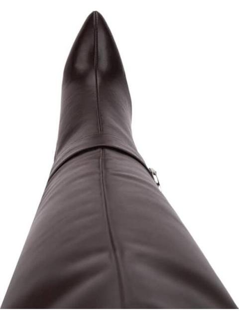 BOTA VESTIR TACON DELGADO CAFE BELINDA PEREGRIN - Imagen 4