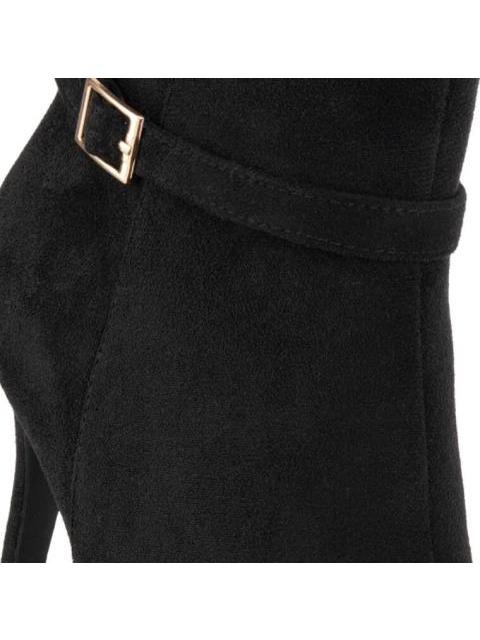 BOTA VESTIR TACON DELGADO NEGRO YAELI - Imagen 8