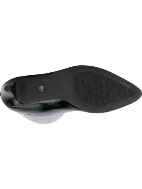 BOTA VESTIR TIPO CROCO NEGRO BELINDA PEREGRIN - Imagen 6