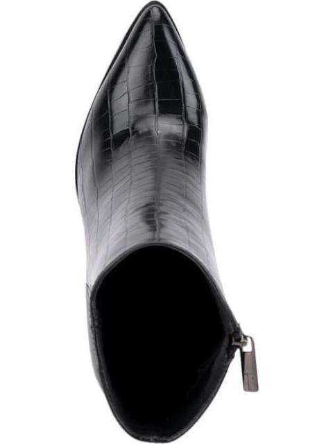 BOTA VESTIR TIPO CROCO NEGRO THALIA SODI - Imagen 3