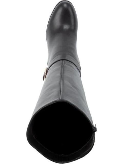 BOTA VESTIR TUBO ALTO CON HEBILLA NEGRO YAELI FASHION - Imagen 4