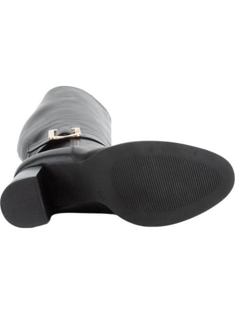 BOTA VESTIR TUBO ALTO CON HEBILLA NEGRO YAELI FASHION - Imagen 5