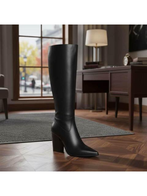 BOTA VESTIR TUBO ALTO NEGRO THALIA SODI