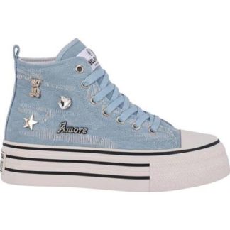 BOTA VULCANIZADO AZUL MEZCLILLA BELINDA PEREGRIN
