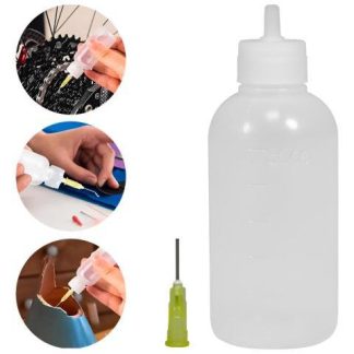 BOTELLA DISPENSADOR DE ALCOHOL LIQUIDOS PUNTA DE AGUJA 50 ML