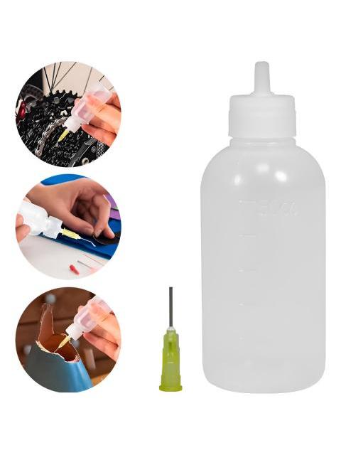 BOTELLA DISPENSADOR DE ALCOHOL LIQUIDOS PUNTA DE AGUJA 50 ML