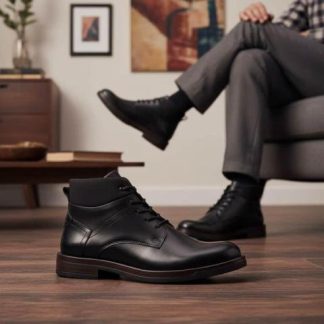 BOTIN CASUAL AGUJETA NEGRO CHOPPARD