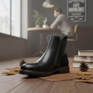 BOTIN CASUAL CIERRE NEGRO CHOPPARD