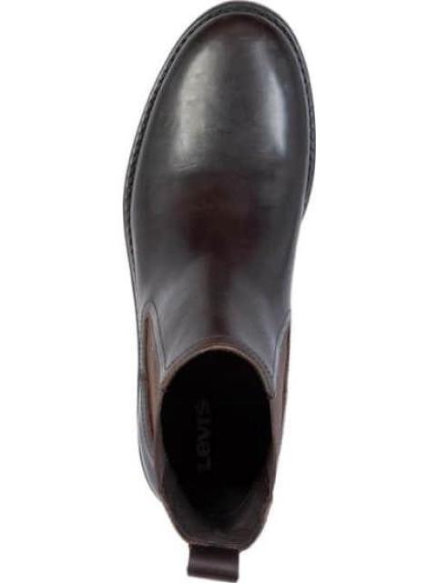 BOTIN CASUAL DE PIEL CAFE LEVIS - Imagen 4