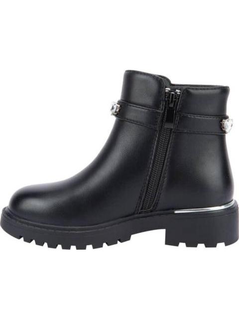 BOTIN CON PEDRERIA NEGRO VIVIS SHOES KIDS - Imagen 5