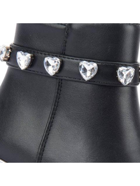 BOTIN CON PEDRERIA NEGRO VIVIS SHOES KIDS - Imagen 6