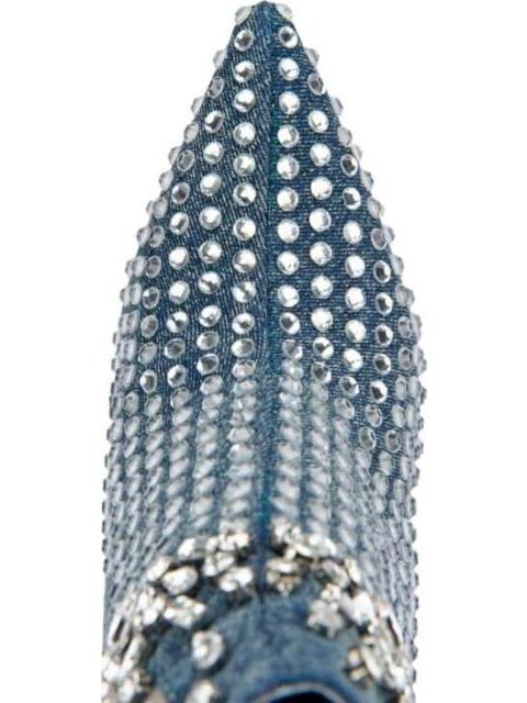 BOTIN DE MEZCLILLA CON PEDRERIA AZUL MEZCLILLA THALIA SODI - Imagen 3