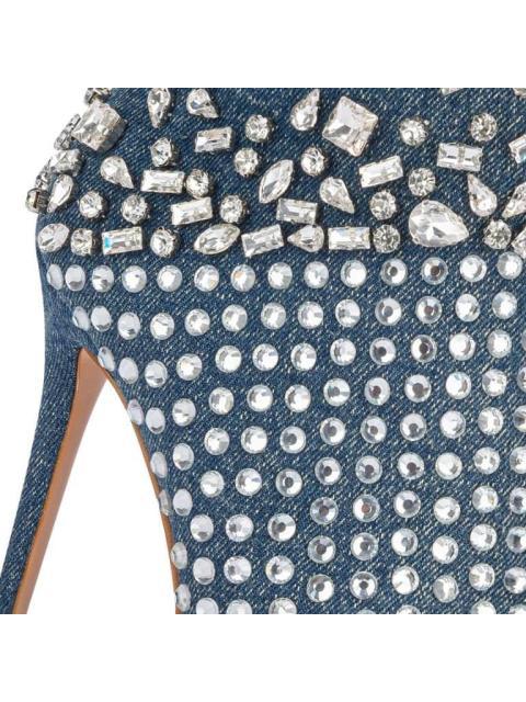 BOTIN DE MEZCLILLA CON PEDRERIA AZUL MEZCLILLA THALIA SODI - Imagen 6