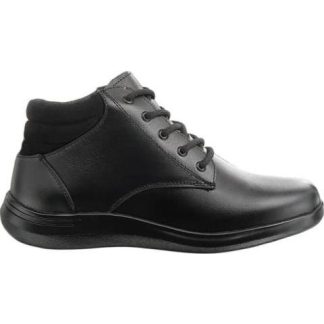 BOTIN DE PIEL NEGRO SHOSH