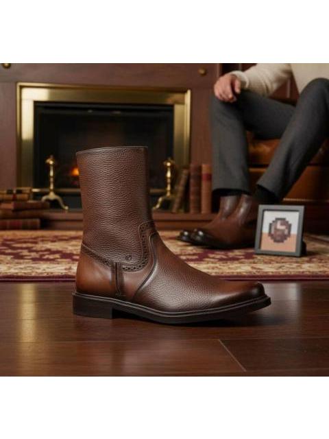 BOTIN DE VESTIR VENADO CHOCOLATE FRANCO CUADRA