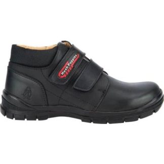 BOTIN ESCOLAR DE PIEL NEGRO HUSH PUPPIES1
