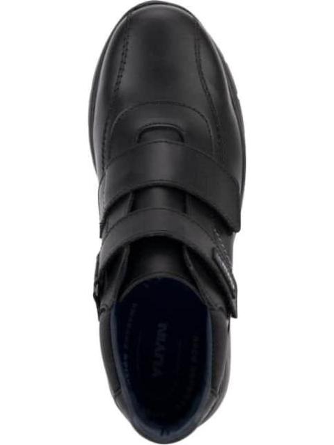 BOTIN ESCOLAR DE PIEL NEGRO YU YIN - Imagen 3
