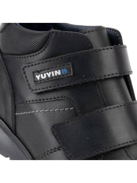 BOTIN ESCOLAR DE PIEL NEGRO YU YIN - Imagen 6