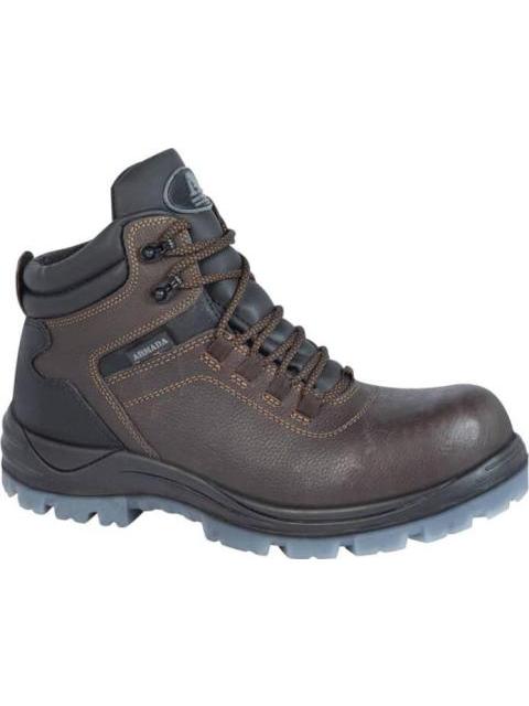 BOTIN INDUSTRIAL CASCO DE SEGURIDAD CAFE ARMADA - Imagen 2