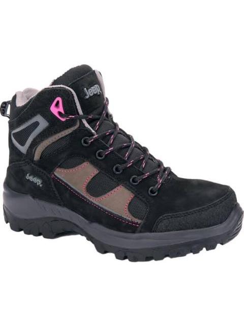 BOTIN INDUSTRIAL CON CASCO DE SEGURIDAD NEGRO JEEP - Imagen 2